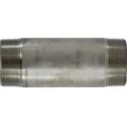 49168 - 2 In X 2 In Male Threaded Welded Pipe Nipple, 6 In Long, 316 Stainless Steel 1