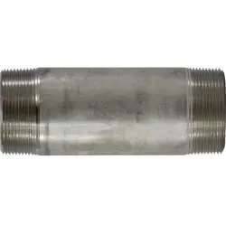 49174 - 2 In Mpt X 2 In Mpt 12 In Stainless Steel Welded Pipe Nipple, Sch 40 1