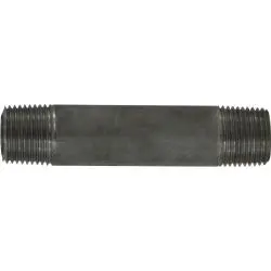 51040 - Stainless Steel Schedule 80 Seamless Pipe Nipple 3/8 In Mpt X 3/8 In Mpt, 3000 Psi 1