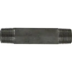 51041 - 3/8 In Mpt X 3/8 In Mpt Seamless Stainless Steel Pipe Nipple, 1-1/2 In L 1