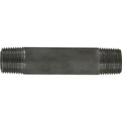 51047 - 3/8 In Mpt X 3/8 In Mpt Seamless Pipe Nipple, 4-1/2 In, 304 Stainless Steel 1