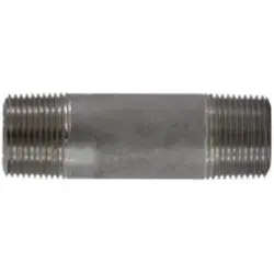 51107 - 1 In Mpt X 1 In Mpt Stainless Steel Seamless Pipe Nipple, 5 In Long 1
