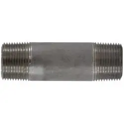 51109 - 1 In Mpt X 1 In Mpt Seamless Pipe Nipple, 6 In, 304 Stainless Steel 1