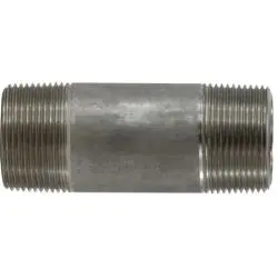 51123 - 1-1/4 In Mpt Seamless Stainless Steel Pipe Nipple, 3 In Long 1