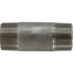 51127 - 1-1/4 In Mpt X 1-1/4 In Mpt Stainless Steel Seamless Pipe Nipple, 5 In Long 1