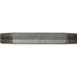 52025 - 1/4 In X 1/4 In Mpt Seamless Pipe Nipple, 3-1/2 In L, 316 Stainless Steel 1