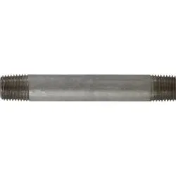 52028 - 1/4 In X 1/4 In Male Pipe Thread Seamless Nipple, 5 In Length, 316 Stainless Steel 1