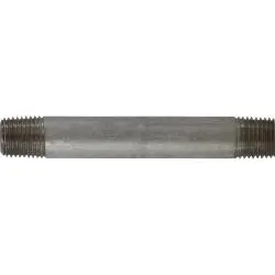 52029 - 1/4 In Mpt X 1/4 In Mpt Stainless Steel Seamless Pipe Nipple, 5-1/2 In Length 1