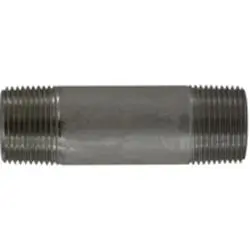 52100 - 1 In Mpt X 1 In Mpt Stainless Steel Seamless Pipe Nipple, Close Length, Sch 80 1