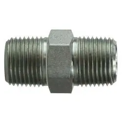 540442 - 1/4 In Mpt X 1/8 In Mpt Steel Hex Nipple Fitting For High Pressure Applications 1