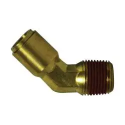 540606 - 3/8-In Tube Od X 3/8-In Mpt Forged Brass 45-Degree Elbow Fitting 1