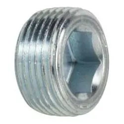 5406Flp4 - Durable Steel Flush Hollow Hex Plug - 1/4 In Mpt, 4000 Psi, 375°F Maximum Operating Conditions 1