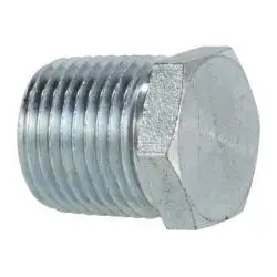 5406P2 - 1/8 In Mpt Steel Hex Head Plug, 5000 Psi, 375°F Operating Temperature 1