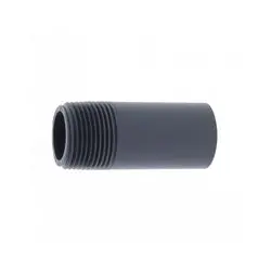 55090Toe - Pvc Threaded-One-End Pipe Nipple, 3/4-In X 3/4-In, 6-In L, Sch 80, Astm F1498 1