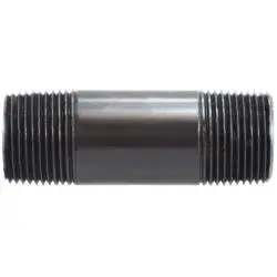 55108 - 5-1/2 In Durable Pvc Pipe Nipple, 1 In Mpt X 1 In Mpt, Sch 80, 315 Psi 1