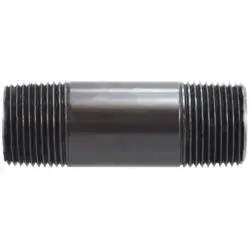 55187 - Pvc Pipe Nipple, 2-1/2 In Mpt X 2-1/2 In Mpt, 12 In, Sch 80, 125 Psi 1