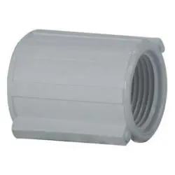 55950 - 1/2 In Fpt X 1/2 In Fpt Pvc Pipe Coupling - Schedule 40 1