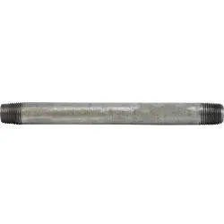 56001 - 1/8 In X 1/8 In Steel Pipe Nipple, 3/4 In Long, Sch 40, 150 Lb Pressure Rated 1