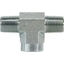 560122 - 1/8-In Male Nptf X 1/8-In Male Nptf X 1/8-In Female Nptf Steel Pipe Branch Tee 1