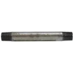 56038 - 1/4 In Mpt X 1/4 In Mpt Galvanized Steel Welded Pipe Nipple, 18 In Length 1