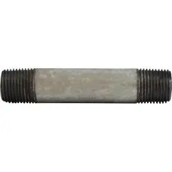 56043 - 3/8 In Mpt X 3/8 In Mpt Galvanized Steel Welded Pipe Nipple, 2-1/2 In Length 1