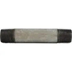 56044 - 3/8 In Mpt X 3/8 In Mpt Galvanized Steel Welded Pipe Nipple, 3 In Length 1