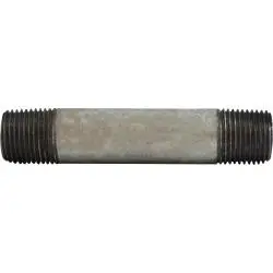 56062 - 2 In Galvanized Steel Welded Pipe Nipple, 1/2 In Mpt X 1/2 In Mpt, 700 Psi 1