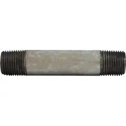 56070 - 1/2 In X 6 In Galvanized Steel Welded Pipe Nipple For Plumbing 1