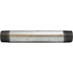 56080 - 3/4 In X 3/4 In Male Pipe Thread Steel Pipe Nipple, 1-3/8 In L 1