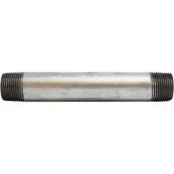 56083 - 3/4 In Mpt X 3/4 In Mpt Galvanized Steel Welded Pipe Nipple, 2-1/2 In Length 1