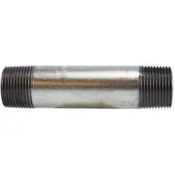 56100 - 1 In Mpt X 1 In Mpt Galvanized Steel Pipe Nipple, 1-1/2 In Length 1
