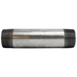 56131 - 1-1/4 In Mpt Galvanized Steel Welded Pipe Nipple, 8 In Length 1