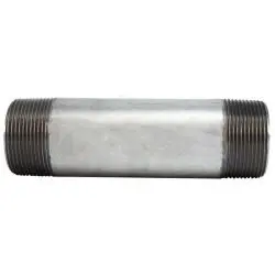 56140 - 1-1/2 In Mpt X 1-1/2 In Mpt Galvanized Steel Pipe Nipple, 1-3/4 In Length 1