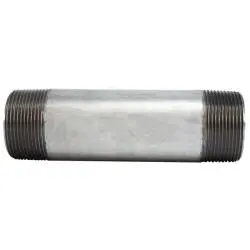 56142 - 1-1/2 In X 1-1/2 In Mpt Galvanized Steel Welded Pipe Nipple, 2-1/2 In Length 1