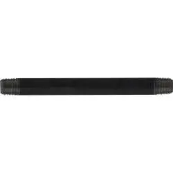57004 - 1/8 In X 1/8 In Steel Welded Pipe Nipple, 2-1/2 In Long, Black Finish 1