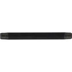 57005 - 1/8 In Mpt X 1/8 In Mpt Black Steel Welded Pipe Nipple, 3 In Length 1