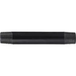 57044 - 3 In Black Steel Welded Pipe Nipple, 3/8 In Mpt X 3/8 In Mpt 1