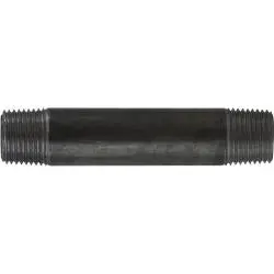 57064 - 1/2 In X 1/2 In Male Pipe Thread Steel Welded Pipe Nipple, 3 In Long 1