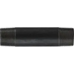57108 - 1 In X 1 In Steel Welded Pipe Nipple, 5-1/2 In Length, Male Thread Connections 1