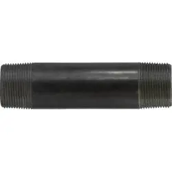 57120 - 1-1/4 In Mpt Steel Welded Pipe Nipple, 1-5/8 In Length, Black Finish 1