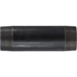 57163 - 2 In Mpt X 2 In Mpt Steel Welded Pipe Nipple, 3-1/2 In Length, Sch 40 1