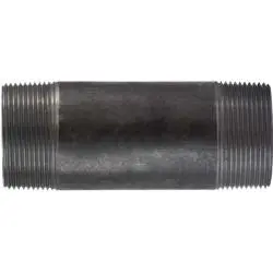 57184 - 2-1/2 In Mpt X 2-1/2 In Mpt Steel Welded Pipe Nipple, 4-1/2 In Long 1