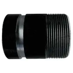 57201Tv - 3 In X 3 In Steel Seamless Pipe Nipple, Threaded & Grooved Ends, Sch 40 1