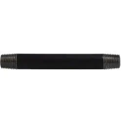 59029Smls - 1/4 In Mpt X 1/4 In Mpt Steel Seamless Pipe Nipple, 5-1/2 In Long 1