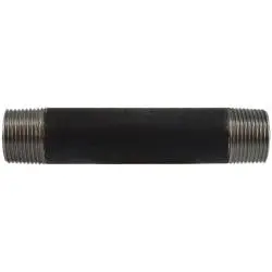59110Smls - 1 In Mpt X 1 In Mpt Black Steel Seamless Pipe Nipple, 7 In, Sch 80, 300 Lb Pressure Rating 1