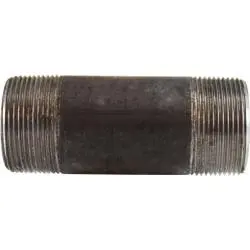 59142Smls - 1-1/2 In Mpt X 1-1/2 In Mpt Steel Seamless Pipe Nipple, 2-1/2 In L 1