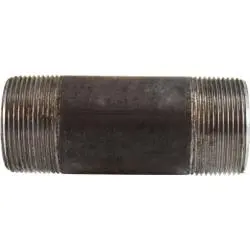 59152Smls - 1-1/2 In Mpt X 1-1/2 In Mpt Steel Seamless Pipe Nipple, 9 In Length 1
