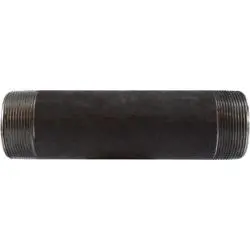 59171Smls - 2 In Mpt X 2 In Mpt Steel Seamless Pipe Nipple, 9 In Long, Sch 80, 2500 Psi 1