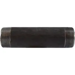 59198Smls - 36 In Black Steel Seamless Pipe Nipple, 2 In Mpt X 2 In Mpt, 300 Lb Pressure Class 1