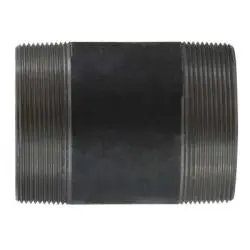 59221Smls - 4 In X 4 In Seamless Steel Pipe Nipple, 4 In L, Sch 80, Black Finish 1